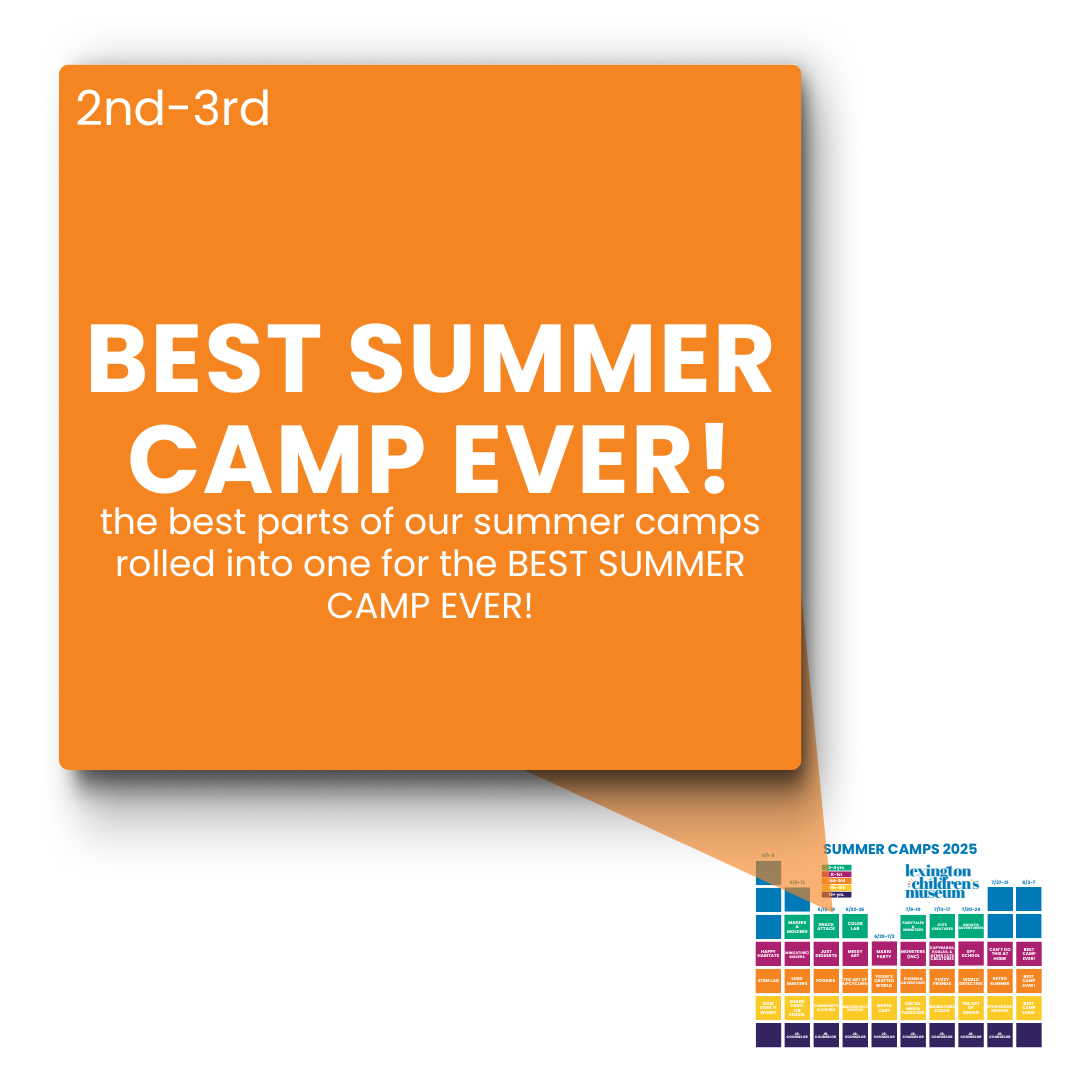 August 3 - 7: best summer camp ever! (2-3) - logo